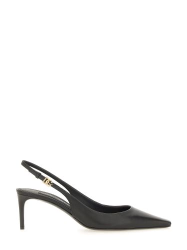 Dolce & gabbana slingback with logo - dolce & gabbana - Modalova