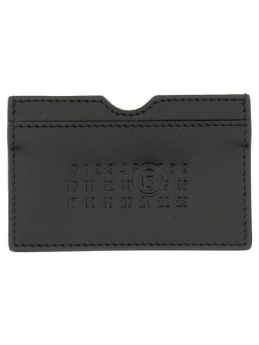 Card holder with logo - mm6 maison margiela - Modalova