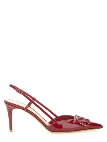 Signature vlogo slingback pumps - valentino garavani - Modalova