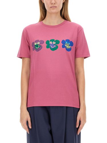 Trio flower t-shirt - ps by paul smith - Modalova