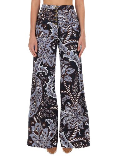 Etro paisley print flare jeans - etro - Modalova