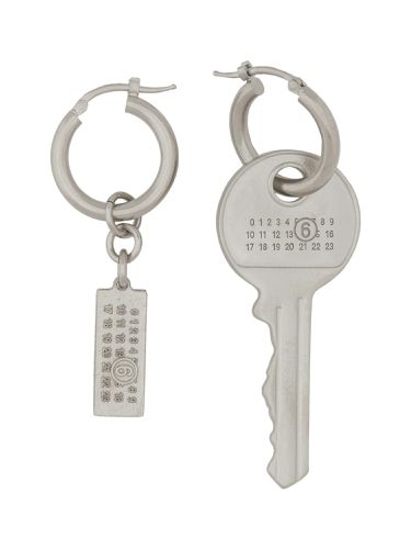 Tag and key" earrings - mm6 maison margiela - Modalova