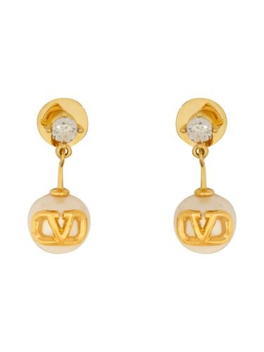 Signature vlogo earring - valentino garavani - Modalova