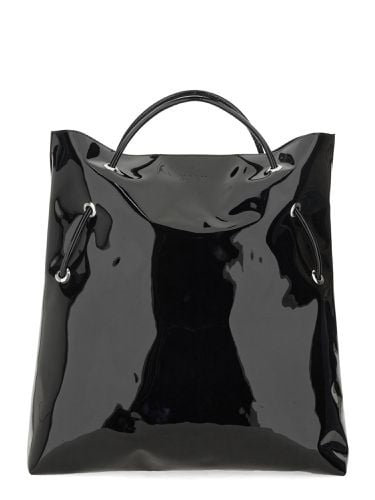 Msgm leather tote bag - msgm - Modalova