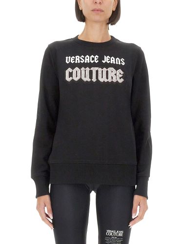 Sweatshirt with logo - versace jeans couture - Modalova