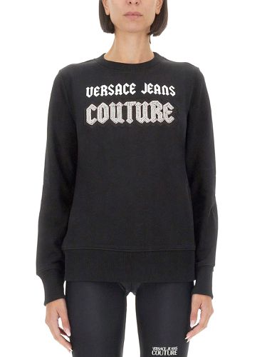 Sweatshirt with logo - versace jeans couture - Modalova