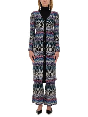 Missoni long wool cardigan - missoni - Modalova