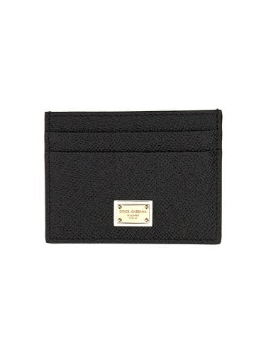 Dolce & gabbana leather card holder - dolce & gabbana - Modalova