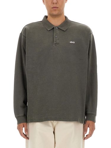 Obey cotton polo - obey - Modalova