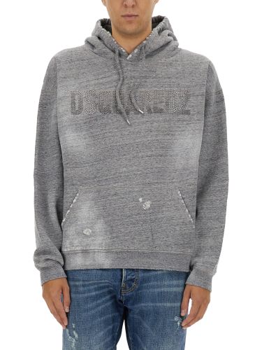 Dsquared sweatshirt with logo - dsquared - Modalova