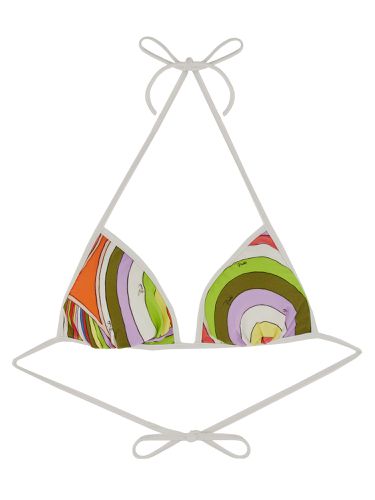 Pucci iris print bikini top - pucci - Modalova