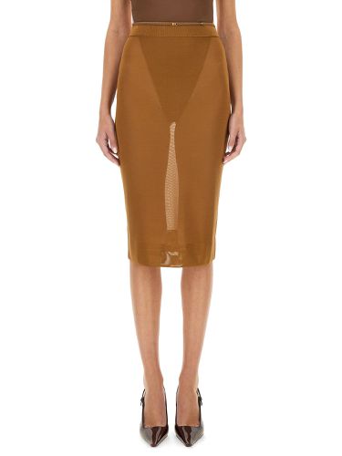 Saint laurent knit pencil skirt - saint laurent - Modalova