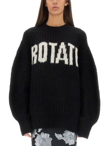 Wool logo sweater - rotate birger christensen - Modalova