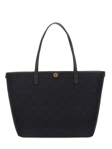 T monogram zippered shopping bag - tory burch - Modalova