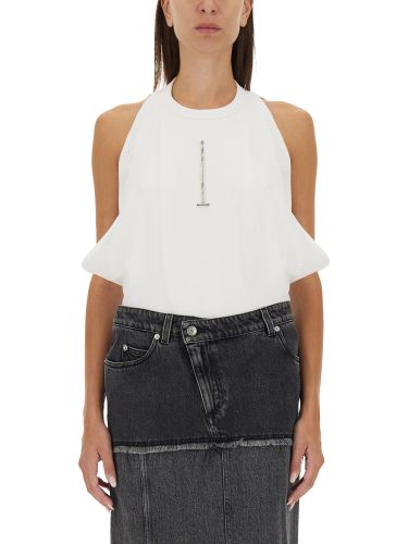 Alexander mcqueen ribbed tank top - alexander mcqueen - Modalova
