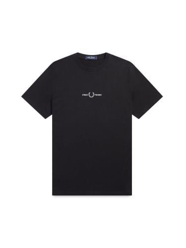 T-shirt with logo embroidery - fred perry - Modalova