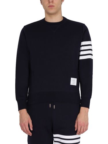 Thom browne 4-bar cotton sweatshirt - thom browne - Modalova