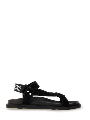 Moschino sandal with logo - moschino - Modalova