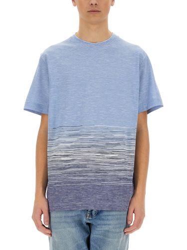 Flamed cotton and linen t-shirt - missoni - Modalova