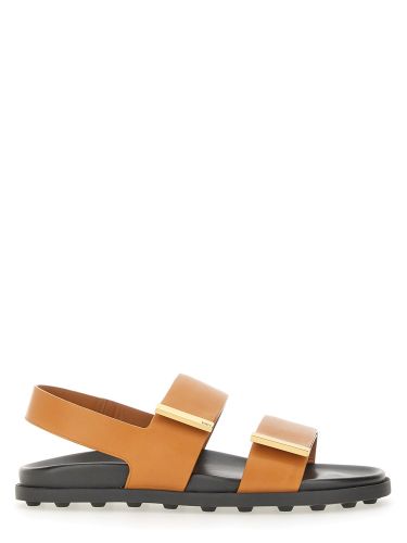 Tod's leather sandal - tod's - Modalova