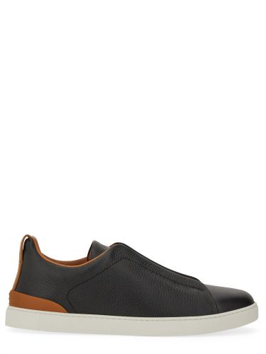 Zegna sneaker low top triple stitch - zegna - Modalova