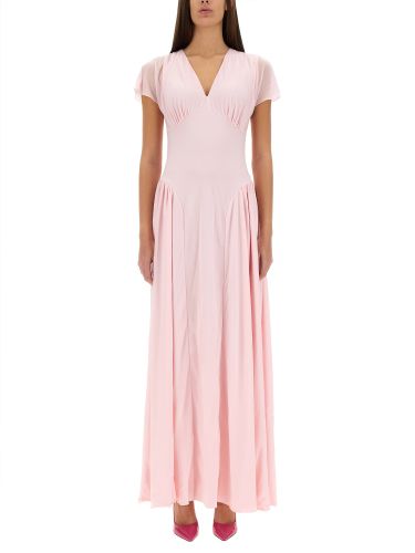 Long dress with drape - rotate birger christensen - Modalova