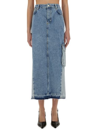 Moschino jeans long denim skirt - moschino jeans - Modalova