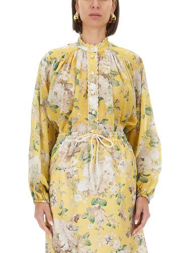 Blouse with floral pattern - zimmermann - Modalova