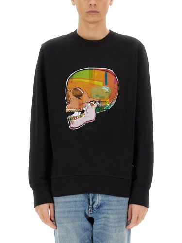 Skull sketch" print sweatshirt - ps by paul smith - Modalova
