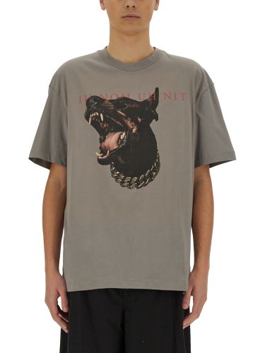 Dobermann print t-shirt - ih nom uh nit - Modalova