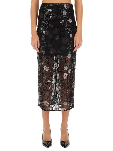 Midi skirt - rotate birger christensen - Modalova