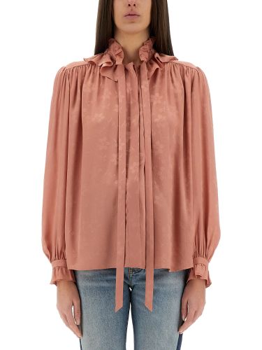 Chloé fluid silk jacquard blouse - chloé - Modalova