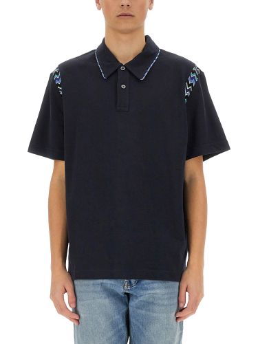 Polo shirt with zig zag embroidery - missoni - Modalova