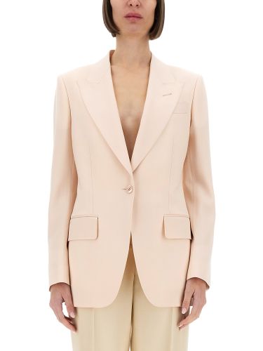 Single breasted wool jacket - tom ford - Modalova