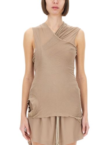 Rick owens top with crossover - rick owens - Modalova
