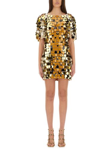 Rabanne "sparkle discs" mini dress - rabanne - Modalova