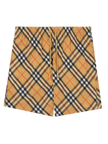 Burberry check print swimsuit - burberry - Modalova