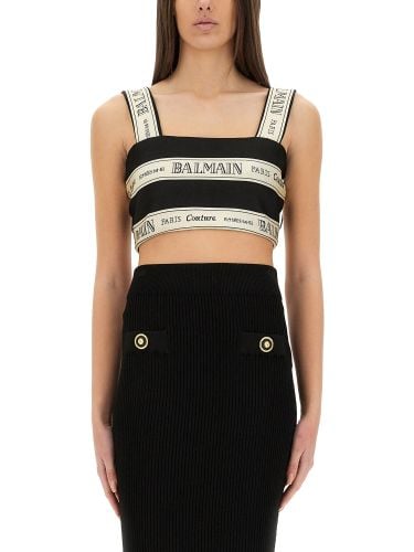 Balmain top short - balmain - Modalova