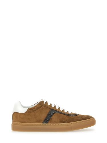Brunello cucinelli leather sneaker - brunello cucinelli - Modalova
