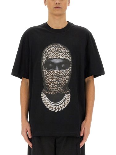 Leopard mask print t-shirt - ih nom uh nit - Modalova