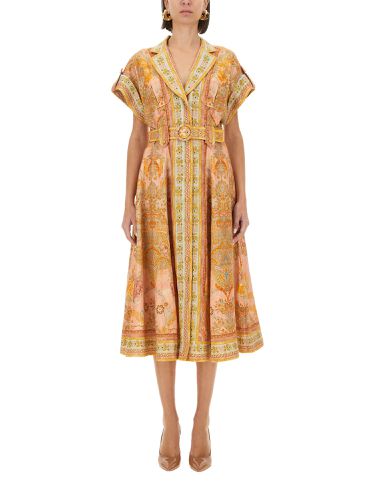 Zimmermann midi dress with belt - zimmermann - Modalova