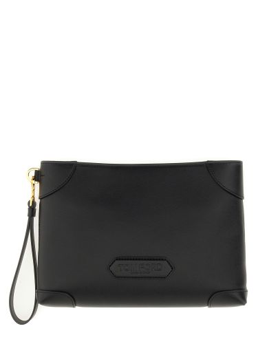 Tom ford leather clutch bag - tom ford - Modalova