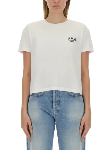 A. p.c. t-shirt con logo - a.p.c. - Modalova