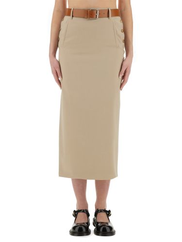 Tailored twist" long skirt - moschino - Modalova