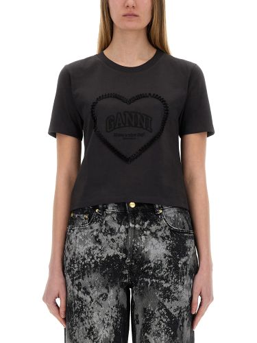 Ganni t-shirt "heart" - ganni - Modalova