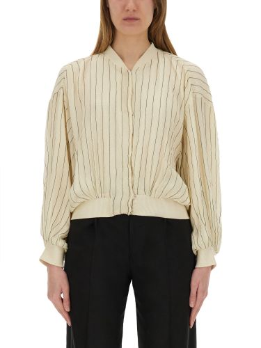 Alysi silk bomber jacket - alysi - Modalova