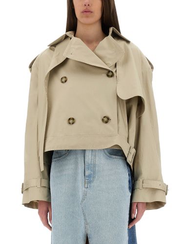 Short trench coat with belt - stella mccartney - Modalova