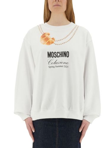 Moschino "breakfast" sweatshirt - moschino - Modalova
