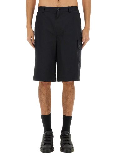 Cotton cargo bermuda shorts - dolce & gabbana - Modalova
