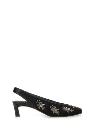 Fendi slingback with embroidery - fendi - Modalova